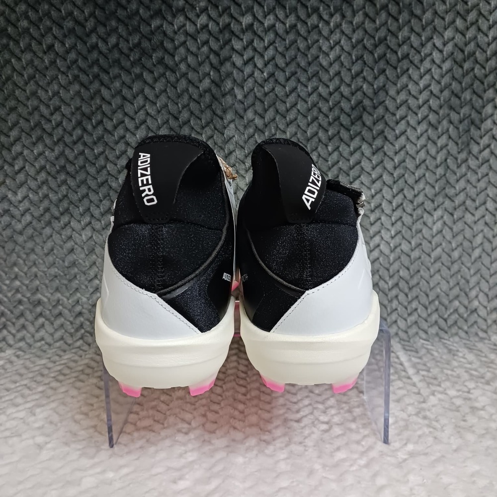 Adidas Adizero Impact+ TPU Men's Baseball Cleats White Black Pink Size 13 - Picture 3 of 10